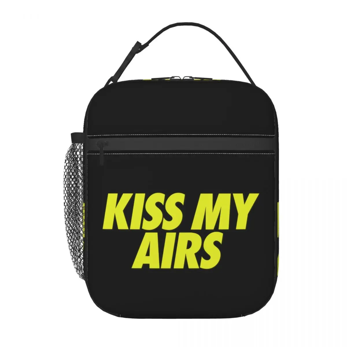 Kiss My Airs Thermal Insulated Lunch Bag Women Portable Lunch Tote for School Office Outdoor Storage Food Box