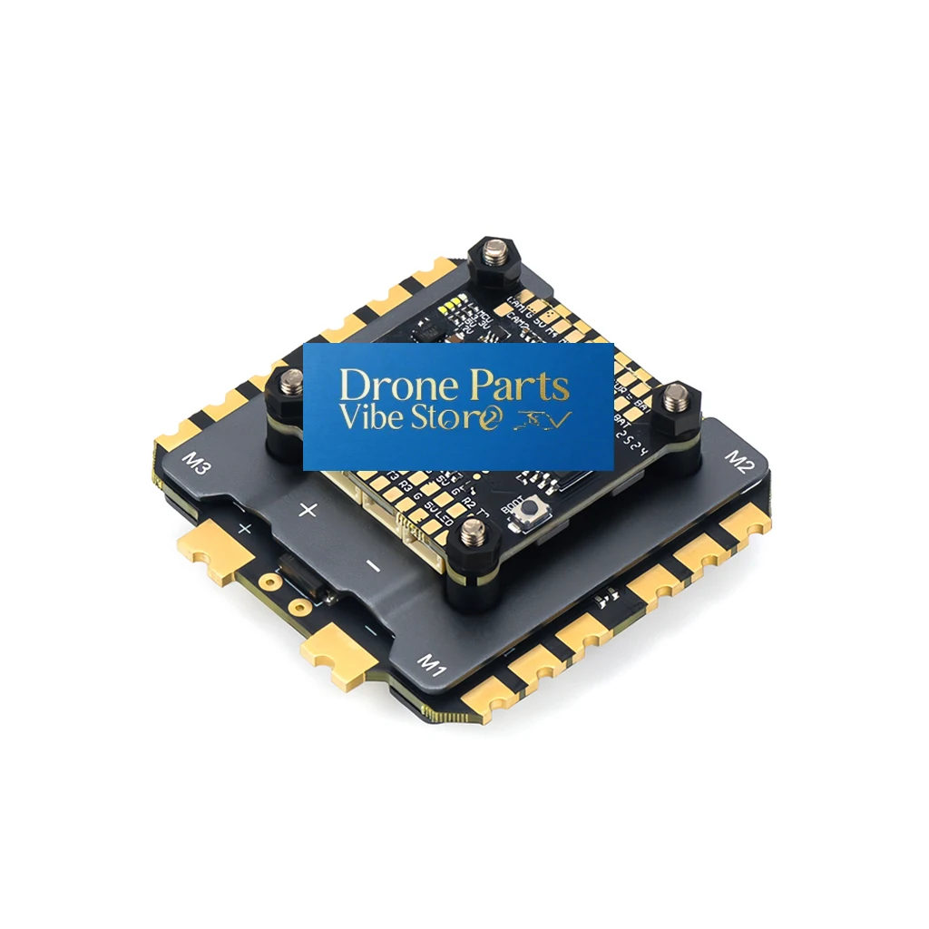 Drone Parts Axisflying For ARGUS-PRO ECO 80A 100A ESC F722 Stack 8S With Heat Dissipating Aluminum Parts 8Bit / 32Bit For15-inc