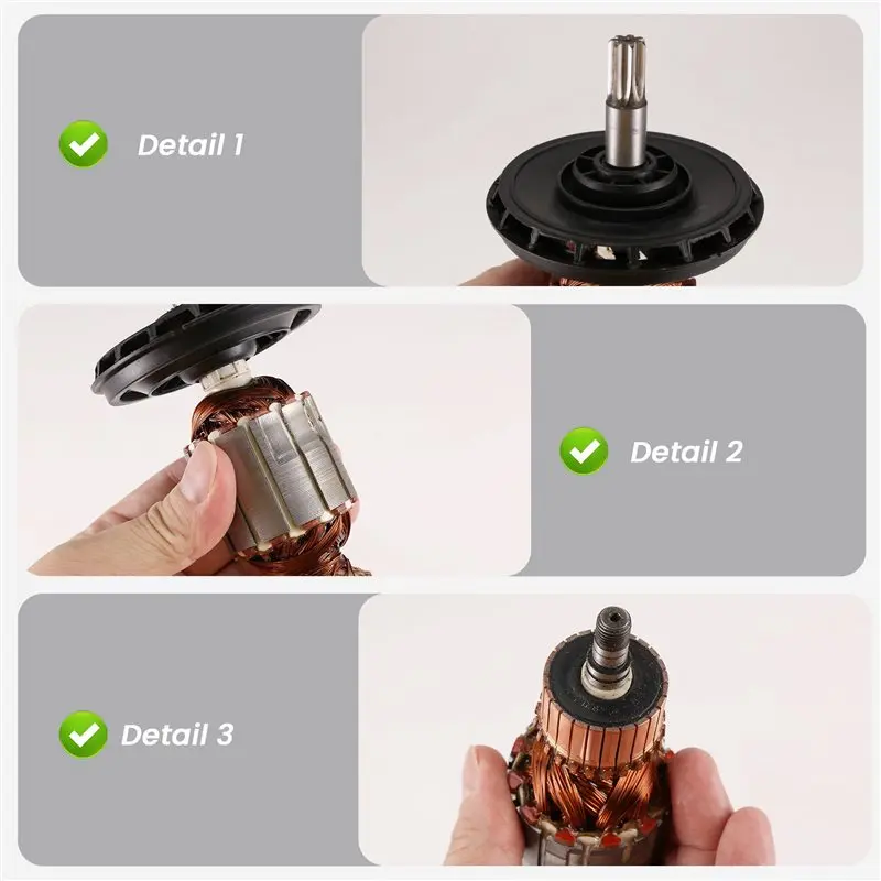 T21C 4X AC220-240V Armature Rotor Anchor Replacement For BOSCH Rotary Hammer GBH5-40 GBH5-40DE GBH5-40DCE GSH5E GSH5CE