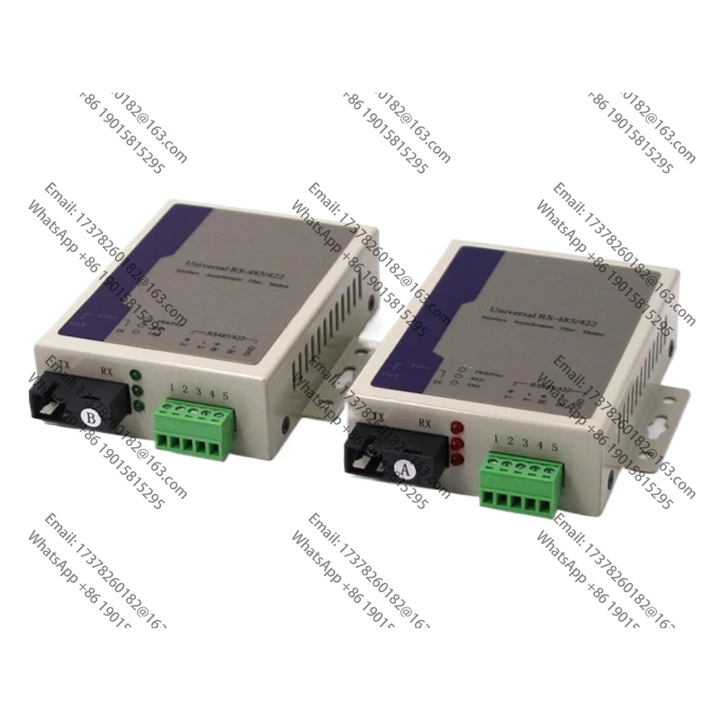 

485 to Fiber Optic Transceiver Two-way Data Optical Transceiver with Network Port Optical Modem 422/232 Pair