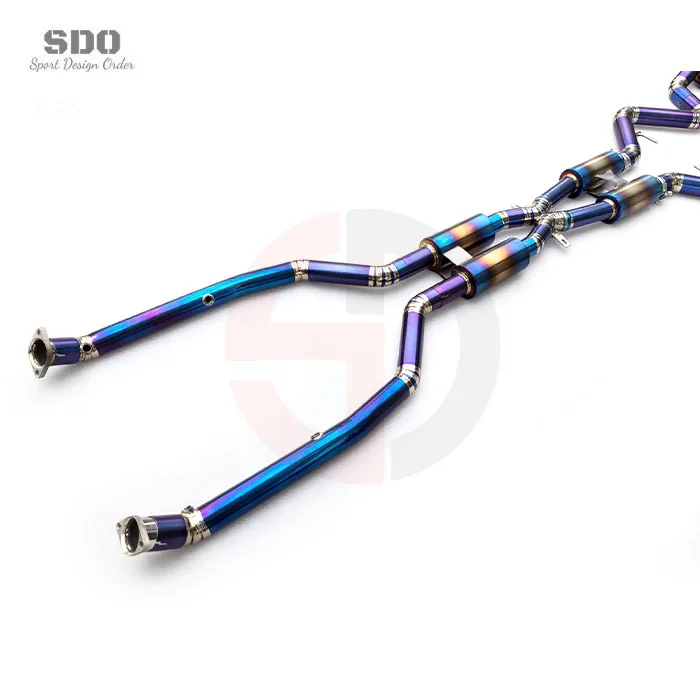 OEM التيتانيوم الهروب صمام تخفيض الوزن نظام كاتم صوت العادم لسيارات BMW M3 E90 E92 E93 4.0L 2008-2013 عادم Catback