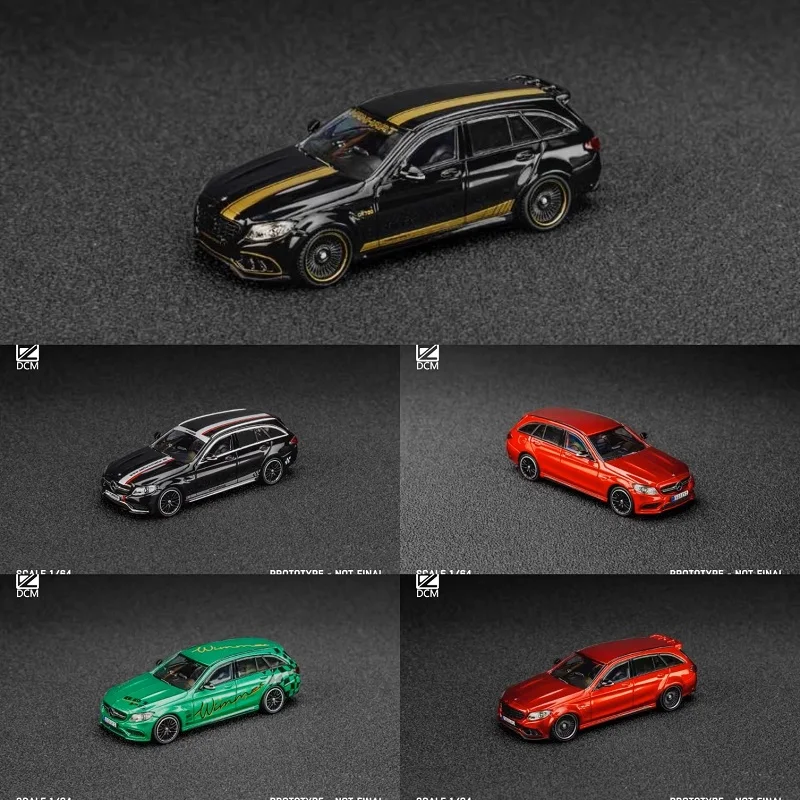 

Модель автомобиля DCM 1:64 C63S S205 из литого металла