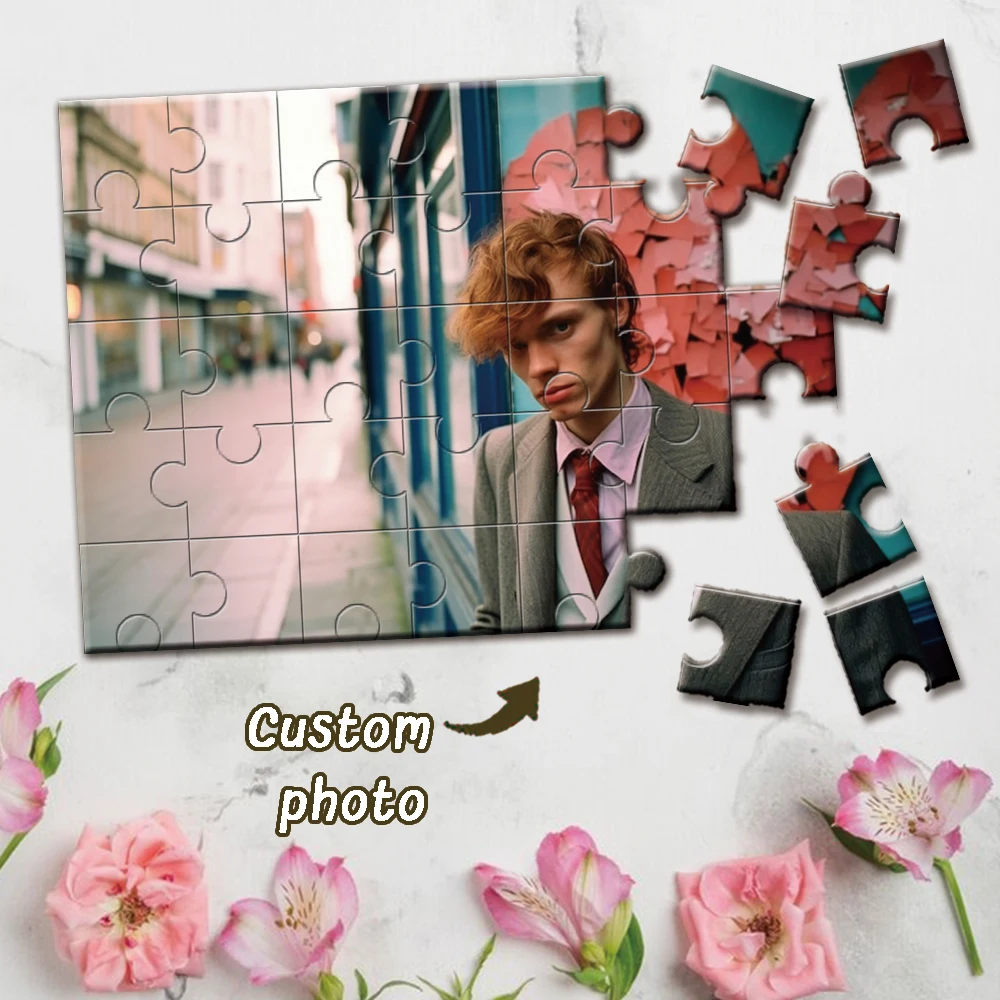 35/150/300/500/1000pcs cool person Custom Photo Personalised Decompression Puzzles Jigsaw puzzle Mosaic Custom Puzzles in Photos