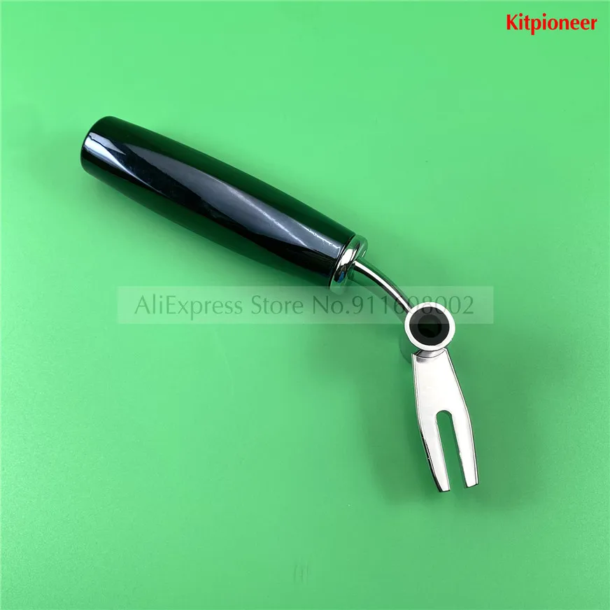 Metal Handle Lever for Ice Cream Machine, Icecream Maker, peça sobresselente, aperto de mão para serviço macio, largura de montagem 3.3cm, 1 índigo, novo