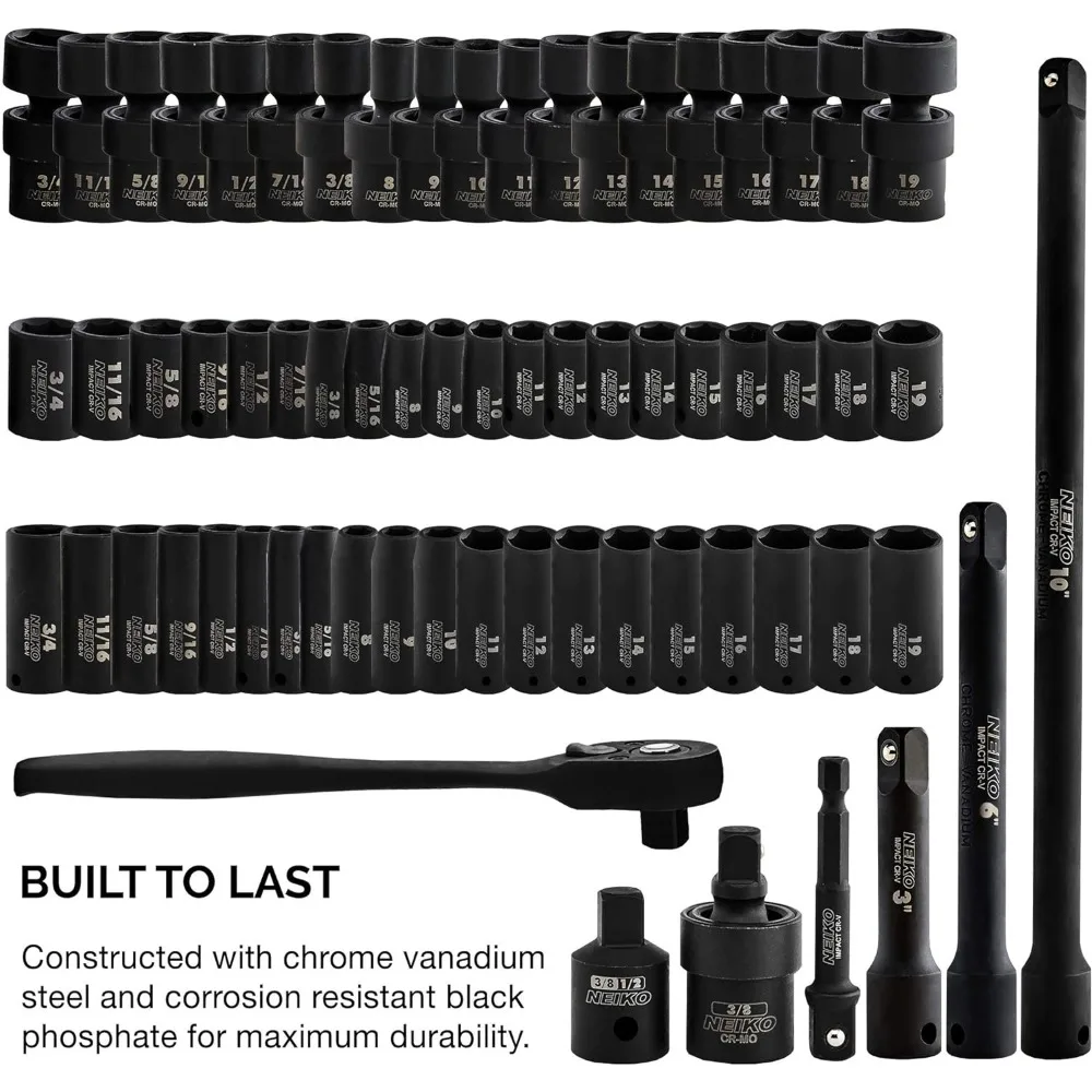 Imagem -02 - Metric e Standard Master Socket Grupo Tomadas Rasas e Profundas Drive 02471a Impacto 67 Pcs