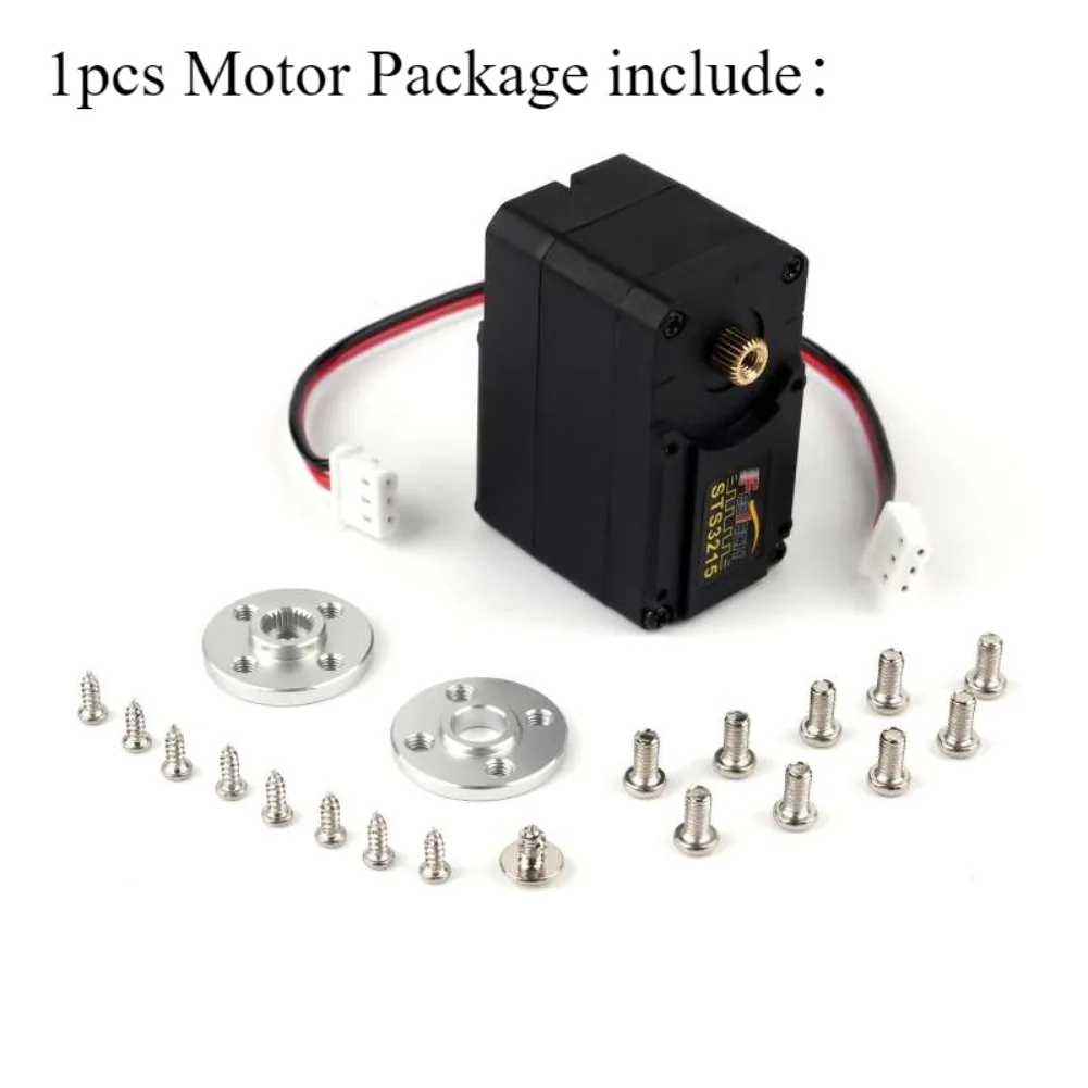 6pcs Feetech STS3215 19KG 7.4V Dual Axis TTL String Servo for SO-ARM100 Robotic Arm for Programming Robot ST-3215-C001