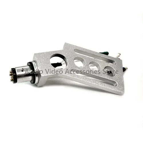 Cartucho para puntero, brazo recto, cabezal de ángulo oblicuo, alambre de plata pura esterlina para tocadiscos, accesorio para tocadiscos de vinilo LP
