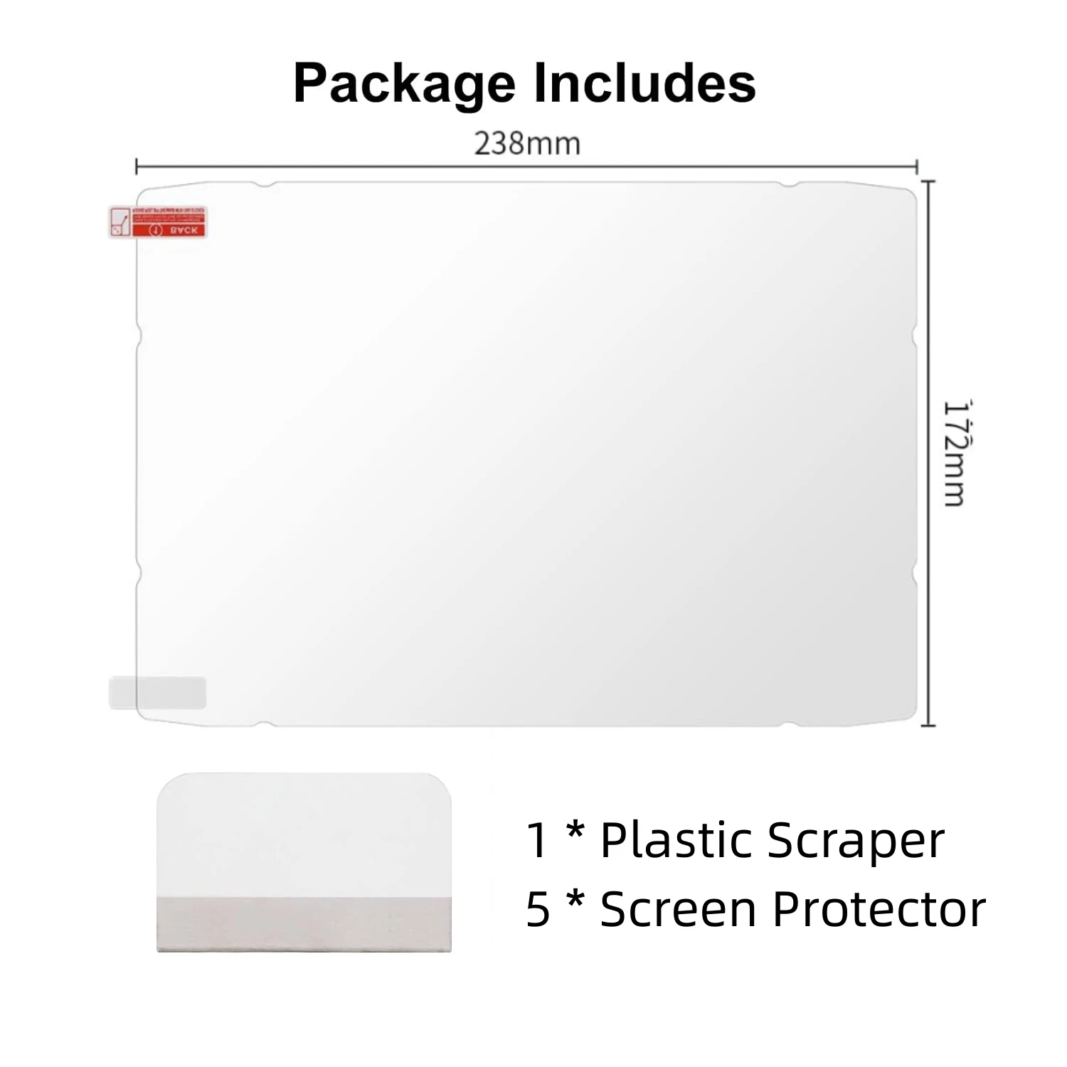 5 Stück Displayschutzfolie für Anycubic Photon Mono X 6Ks 9,1 Zoll UV-Harz 3D-Drucker LCD Anti-Kratz-Schutzfolie Zubehör – Detail 5