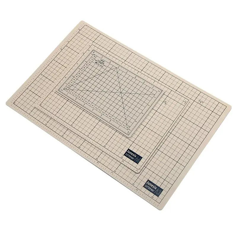 Ligne de grille en Pvc, coupe auto-cicatrisante A2, planche à découper bicolore, bricolage manuel de tampons en caoutchouc, tampon de sculpture, grille de coupe