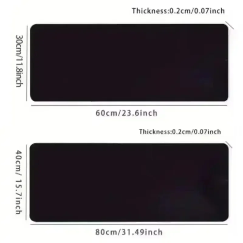 Solo Leveling Anime Mouse Pad HD Character & Landscape Printing Locking Edge Rubber Non-Slip Mat for Computer Gamers