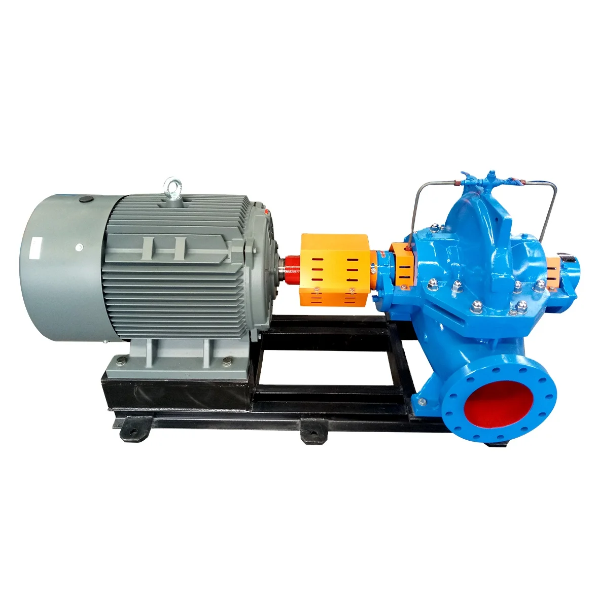 axially double suction 400mm centrifugal split case high flow hot water circulation double suction pump