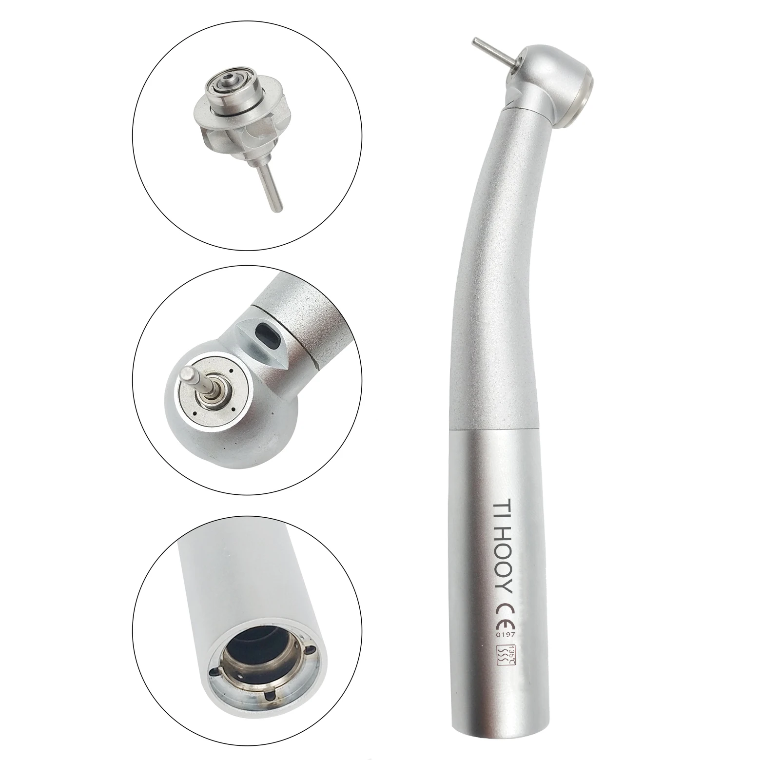 Good quality Dental high speed handpiece Fiber Optic LED Turbine Handpiece KV8000 type dentistry tools Dental Material