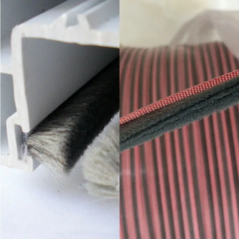 1 Meter sliding door window gasket brush sealing strip soundproofing weatherstrip draught excluder