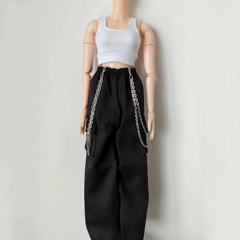 موضة 1/4 1/6 ملابس الدمى دعوى ل 45/30 سنتيمتر Bjd دمية تانك القمم + السراويل فتاة اللعب فستان اللعب منزل إكسسوارات دمي ، لا دمية