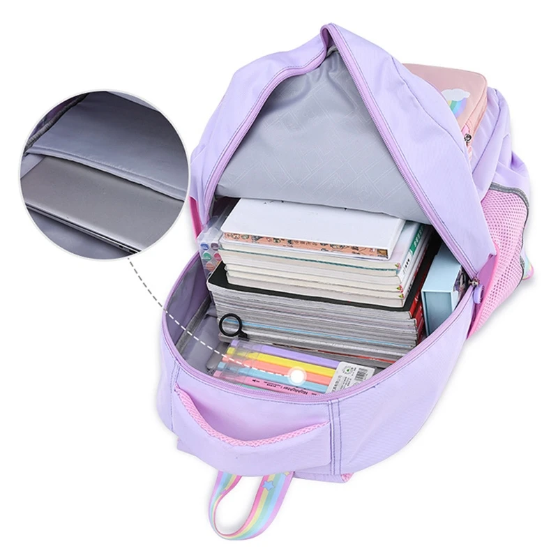 School Backpacks Girls Bookbag Lightweight Durable Backpack for Elementary