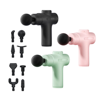 8-Head Fast Charging Portable 6-Speed Cordless Handheld Vibrating Body Massager Muscle Massage Tool