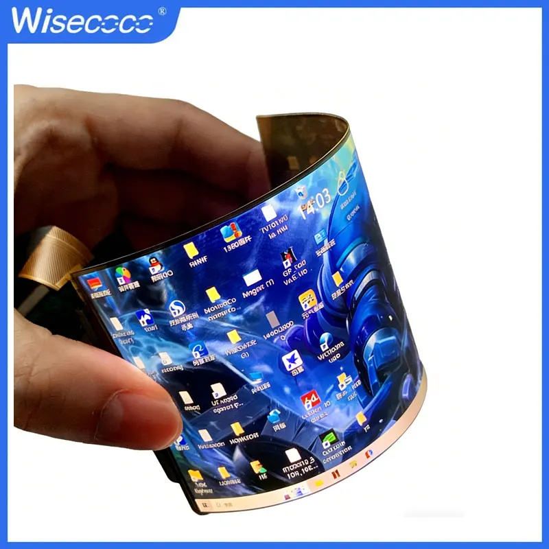 

5,1-дюймовый гибкий AMOLED-дисплей 720×1520, мини OLED-сенсорный экран, изогнутый комплект с платой драйвера MIPI для роботов и креативных проектов