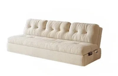 

Y French retro cream wind folding sofa bed dual-purpose household small apartment multi-functional fabric sofa