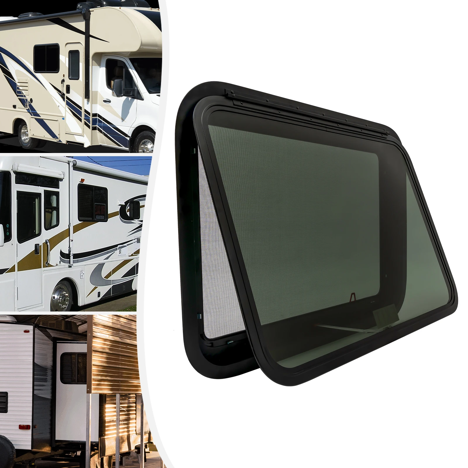 30*22in RV Push Out Window Caravans Ventilation Window For RVs, Trailers