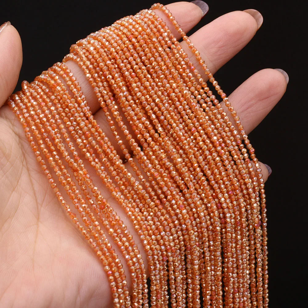 1pcs Natural Stone Beads Small section Bead spinels 2 mm Loose beads for Jewelry Making DIY Bracelet Necklace