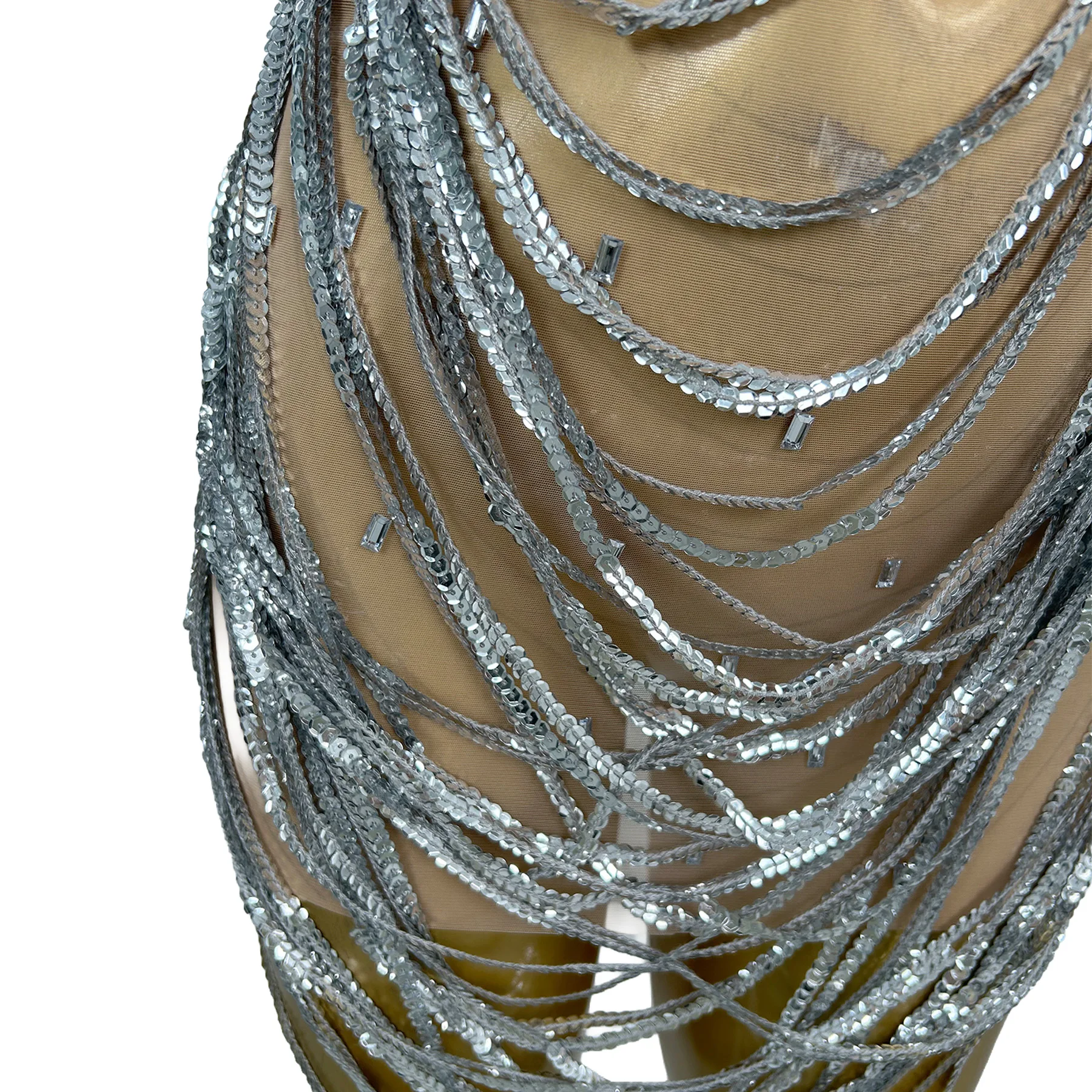 robe-mini-scintillante-argentee-a-paillettes-avec-chaine-et-franges-pour-femme-sans-manches-col-choker-tenue-en-strass-pour-soiree-scene-performance-danse
