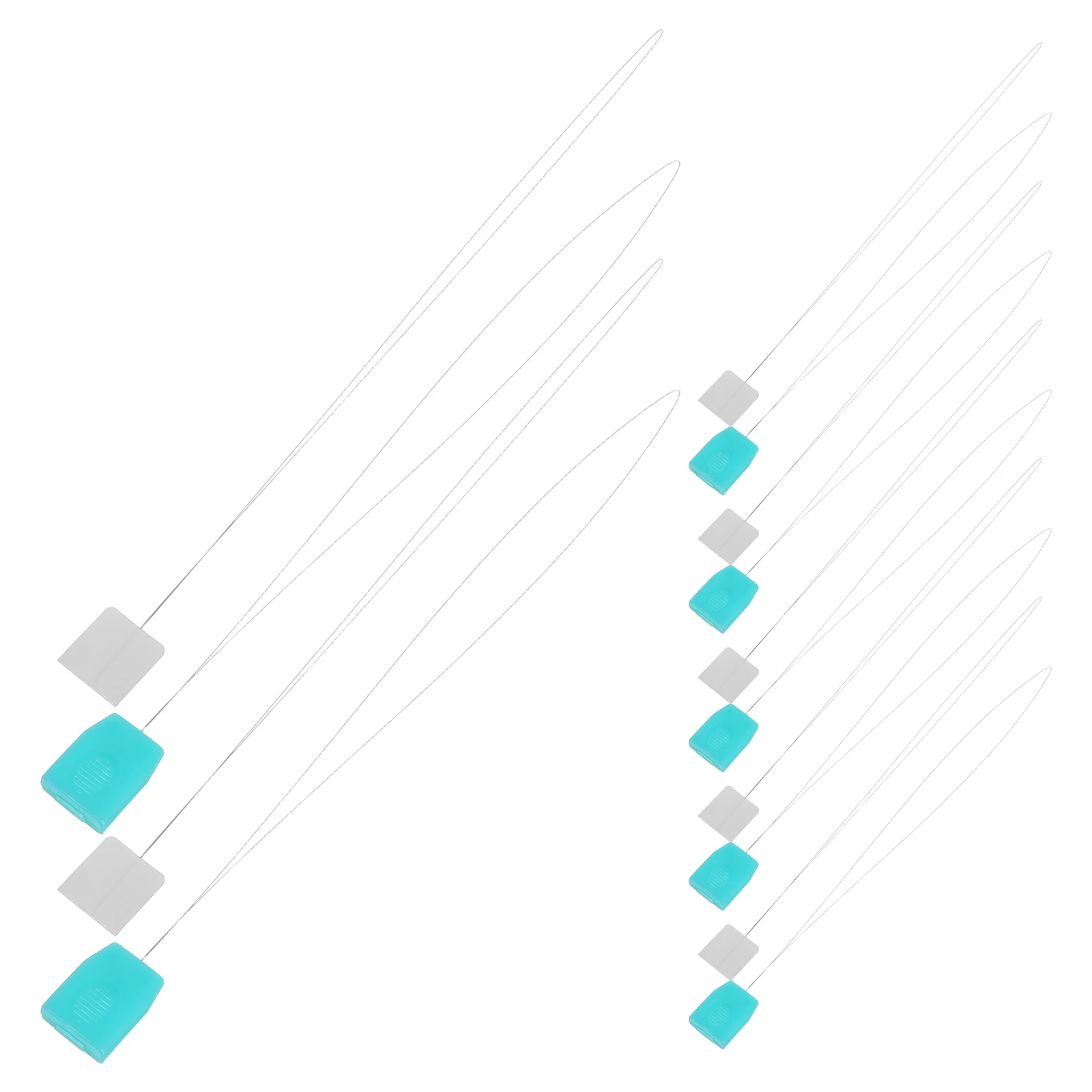 

20Pcs Long Punch Needle Threader Embroidery Threading Tool for Cross Stitch DIY Sewing Crafting Accessories Needle Threaders