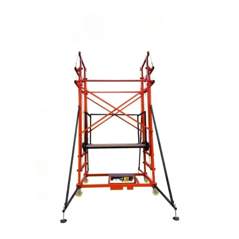 Fully automatic electric scaffolding foldable hydraulic lift indoor and outdoor decoration remote control lifting platform