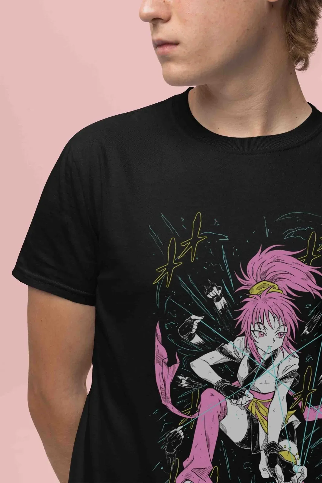 Hunter x Hunter Shirt Machi Komachine T-Shirt Gon Hisoka HxH Anime Unisex Tee