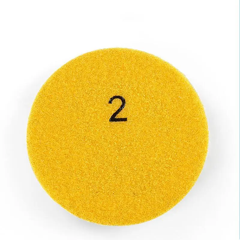 4-teiliges Set 4 Zoll 100mm Beton-Polierpads für Granit, Betonboden, Marmor, Stein, 4 Schleifscheiben für Nassanwendung, Schleifwerkzeug – Detail 4