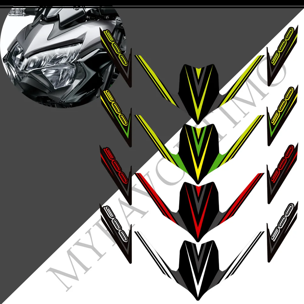 

2015 2016 2017 2018 2019 2020 2021 For Kawasaki Z 900 Z900 Motorcycle Front Fairing Fender Stickers Decals Decorate