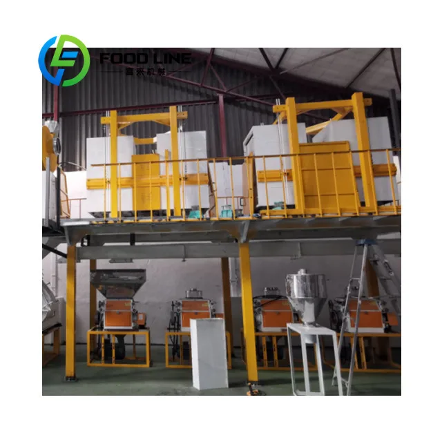 Small Capacity 15T Maize Flour Mill Corn Milling Machinery For Sale Customize