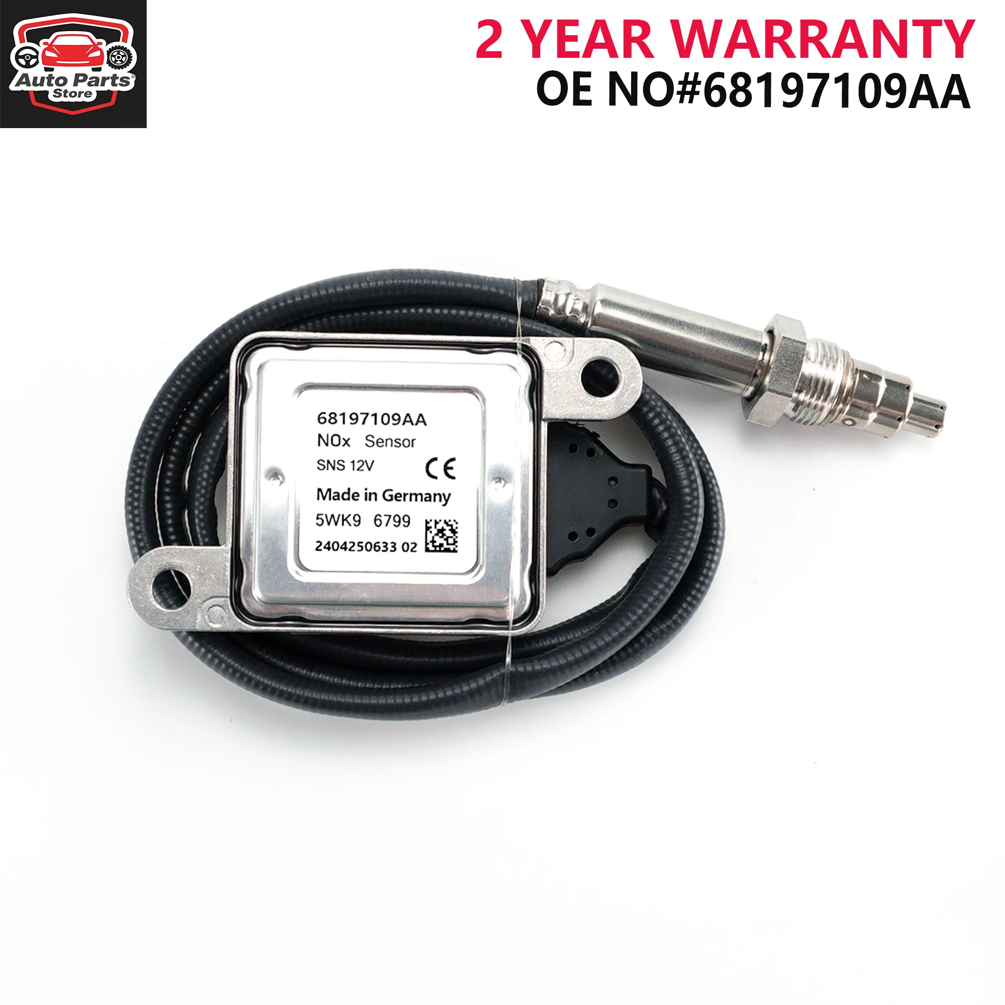 

5WK9 6799 68197109AA 5WK96799 New Nitrogen Oxygen Sensor 12V For CHRYSLER Diesel 2013 2014 2015 Nox Sensor