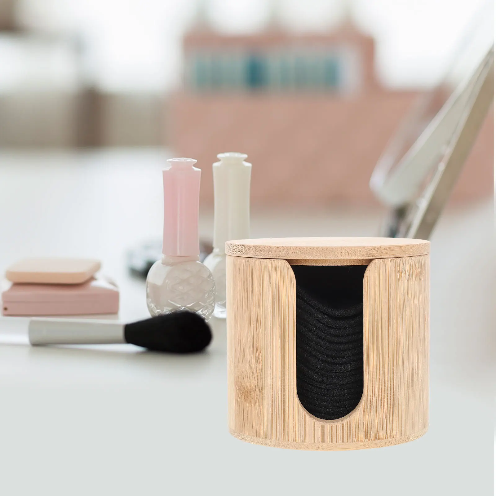 16 قطعة قابلة لإعادة الاستخدام الخيزران مزيل ماكياج منصات تنظيف الوجه جولات قابل للغسل وسادات قطنية لينة ماصة أدوات تنظيف الوجه #1