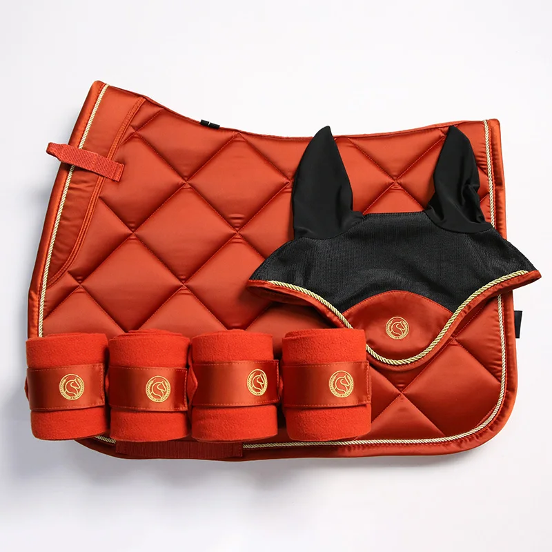 Arnés TF, juego de almohadillas para el sudor de obstáculos, orejeras, leggings, pasos de baile, cajón para el sudor de caballos, profesional