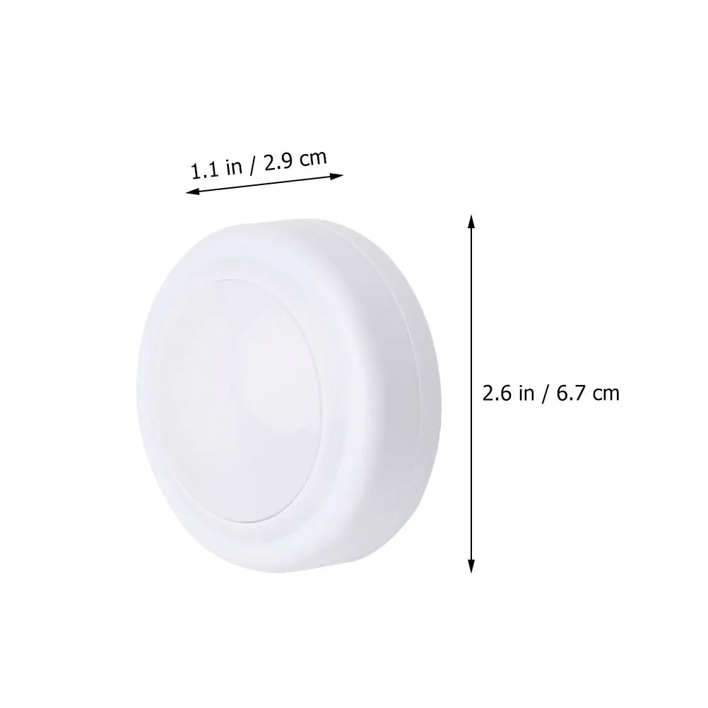 4 قطع تعمل باللمس ضوء الليل بقيادة مصباح لاسلكي بالطاقة لخزانة خزانة غرفة النوم غرفة المعيشة صديقة للعين مريحة