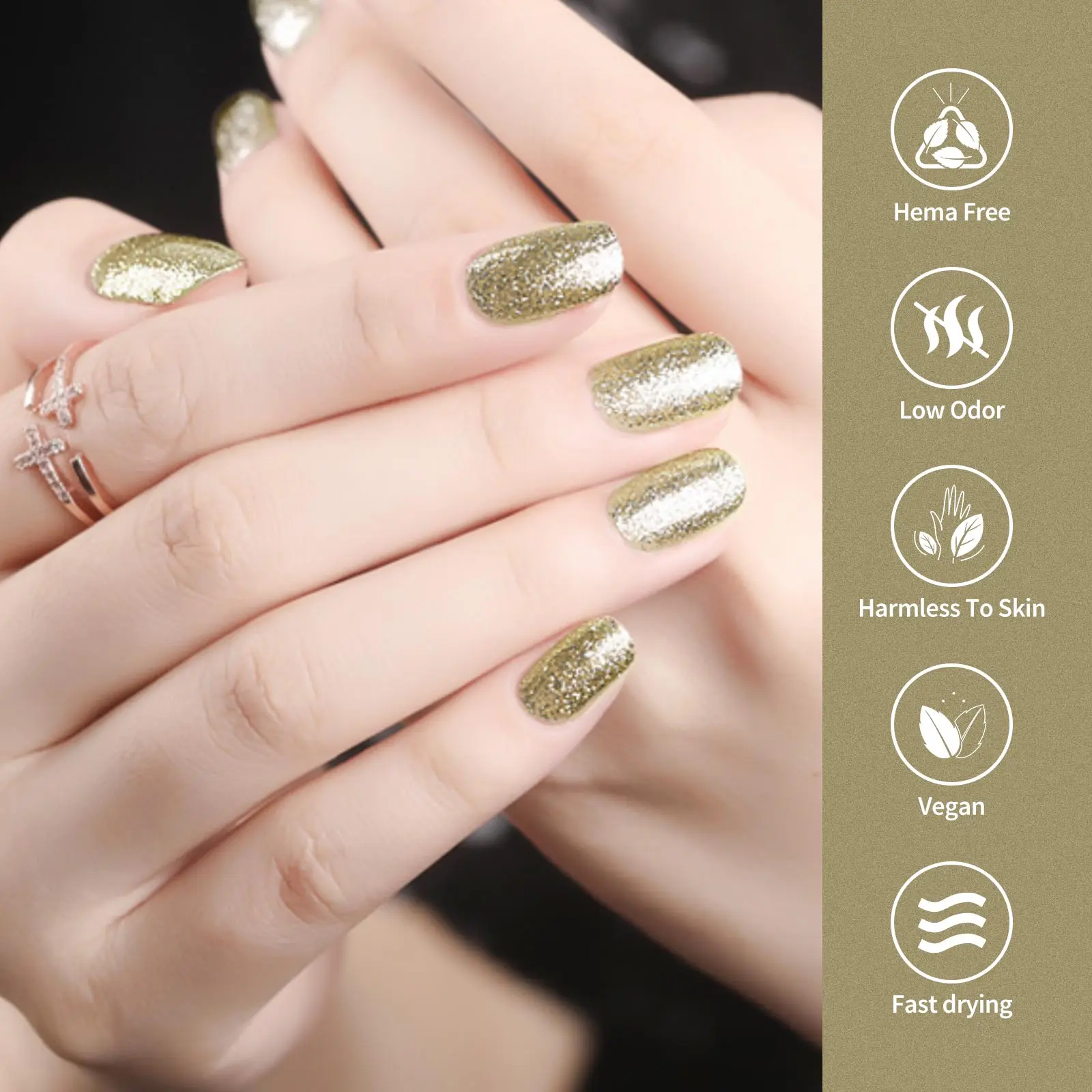 VENALISA VIP5 Nagelgelpoliermittel, 7,5 ml, HEMA/TPO-frei, semi-permanenter Nagellack, Super-Textur, extrem glänzendes, langlebiges Top-Gel – Detail 15