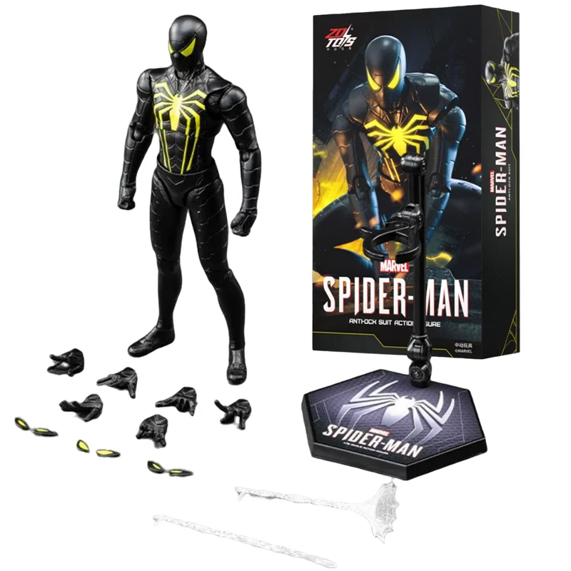 ZD Toys Spider-Man Brandneuer Day Miles Morales Spider-Man Scarlet Spider Hobie Brown ‌ Eisen-Spinnen ‌ Actionfiguren Spielzeugmodell Geschenk – Detail 29