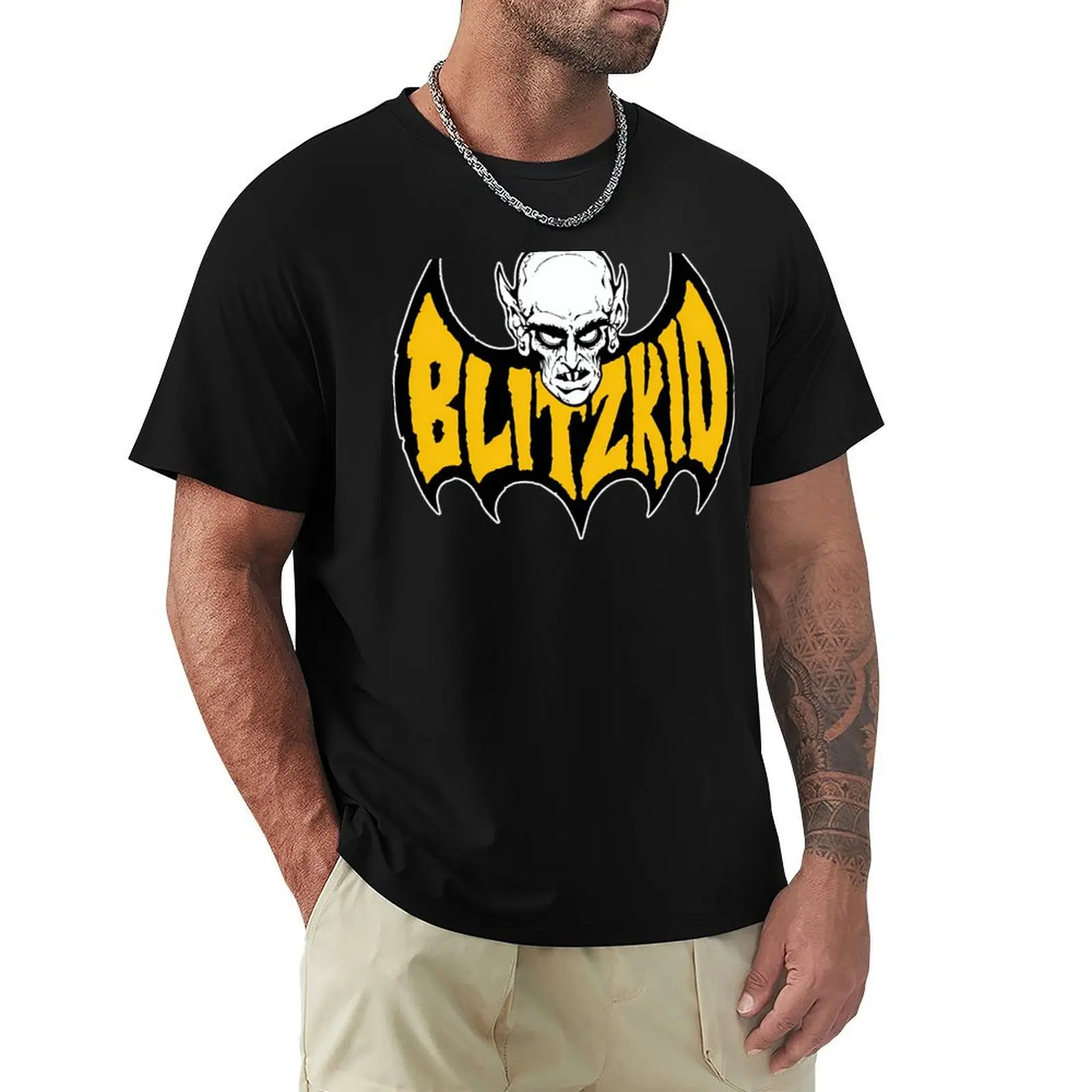 

Horror Punk Band Teenage Bat T-Shirt vintage anime shirt tees mens white t shirts