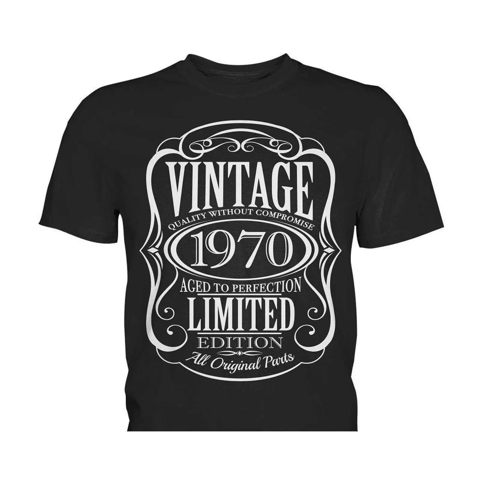 1970 Born Birthday Year Vintage Limited Edition T Shirt vintage Washed Casual Slightly Versatile Soft Stylish designer clothes