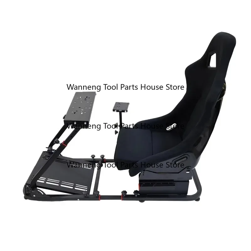 Black Cockpit Gaming Car Driving PS4 PS5 PC Sim Cockpit Race Drive Car Wheel Stand Playseat Racing Simulator