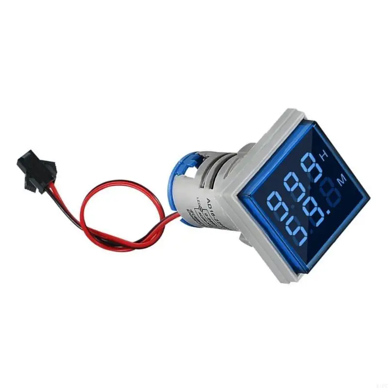 

E1PC double Display Hour Meter with Ventilation Holes & Low Energy Consumption High Brightness Counter for Various Industry