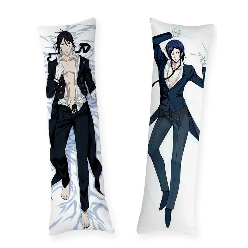 

Dakimakura Anime Pillow Case Sebastian From Black Butler Double-sided Print Of Life-size Body Pillowcase Gifts