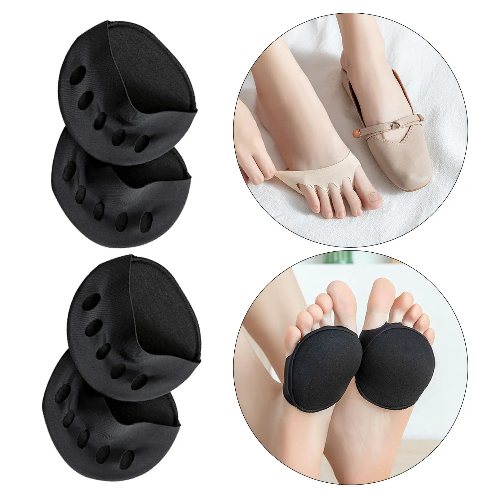 Cuscinetti metatarsali morbidi Solette comode per il dolore all'avampiede Accessorio per scarpe correttore per scarpe da ginnastica da donna