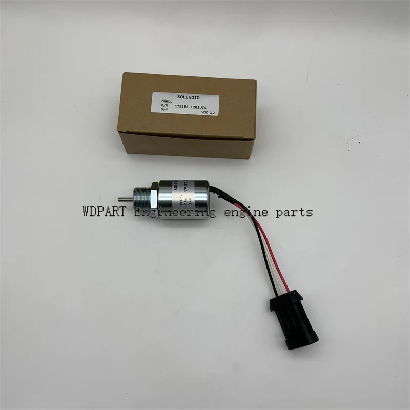 MM43662902 MM436629 1751ES-12B2UC4 12V fuel Stop Solenoid for Toro Tractor 3000D Mitsubishi Engine L3E L3E2 L3A L3C