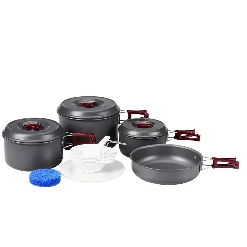 

Bulin C5 Outdoor Camping Pot Picnic Supplies Portable Field Cooking Utensils Five-person Team Picnic Dinner