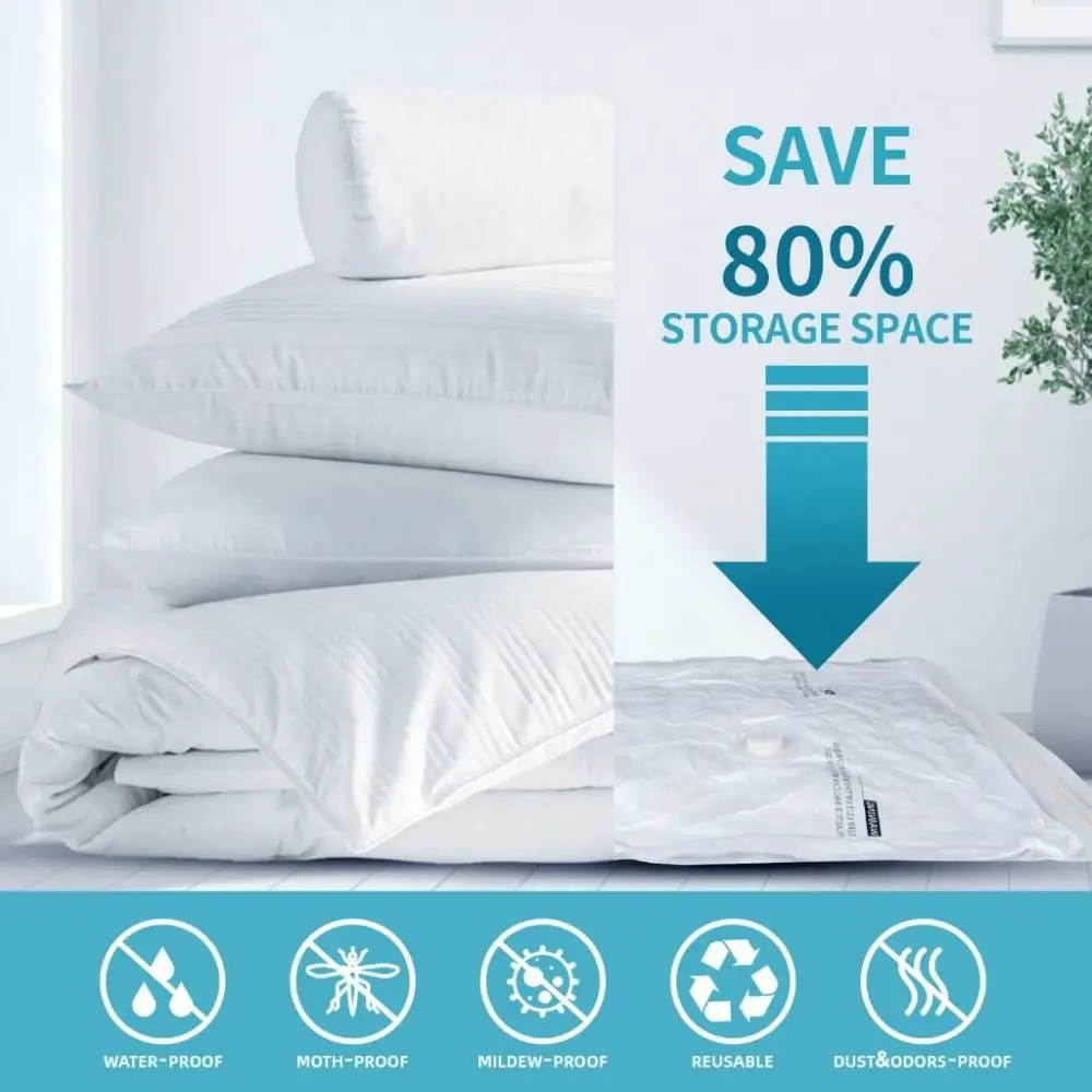 ABS Compressed Bag Electric Pump Space Saving Inflatable Mini Vacuum Sealer Machine Labor Saving Powerful Vacuum Bag Pump