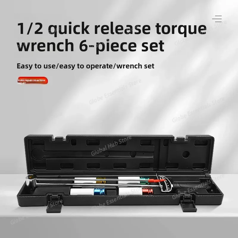 

Multifunctional Multipurpose Torque Wrench Preset High Precision Torque Wrench Maintenance Auto Toolbox Set