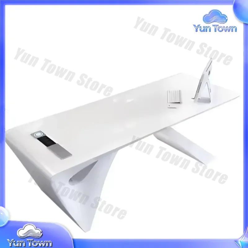 Fashion Single Desk for Office Use Simple Modern Light Luxury Boss Table for Female Beauty Salon Manager Consultation Room