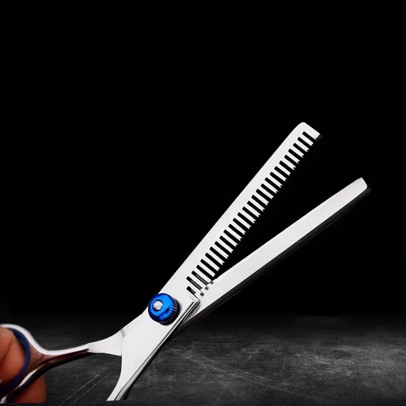 مقص تصفيف الشعر الفولاذ المقاوم للصدأ المهنية مقصات الحلاقة قطع ترقق مقص الحلاق القص صالون المنزل #3