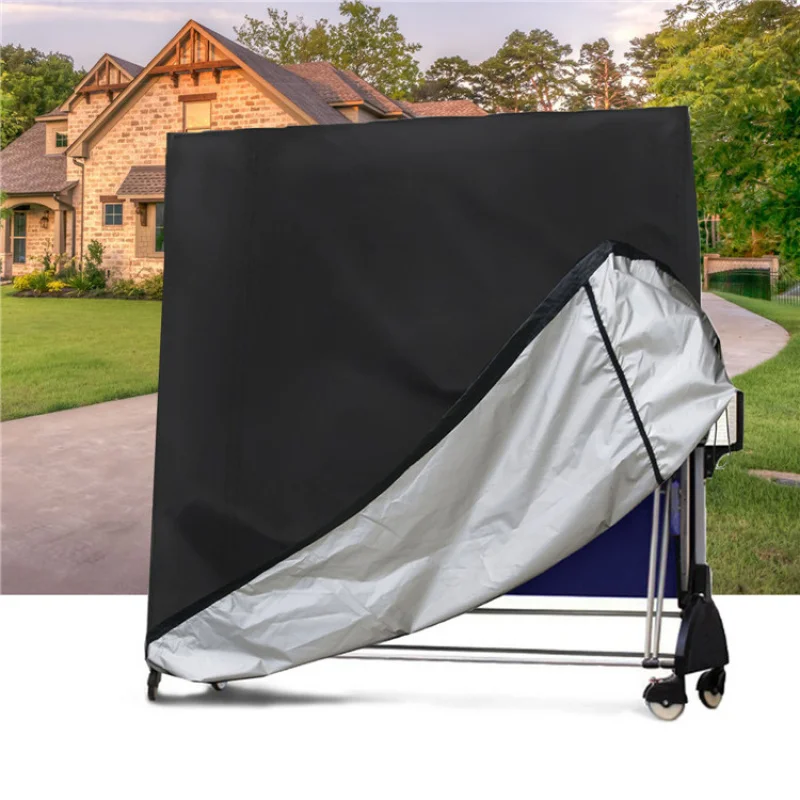 Dust-proof folding black choth multi-function ping pong table cover waterproof furniture protection for household or outdoor